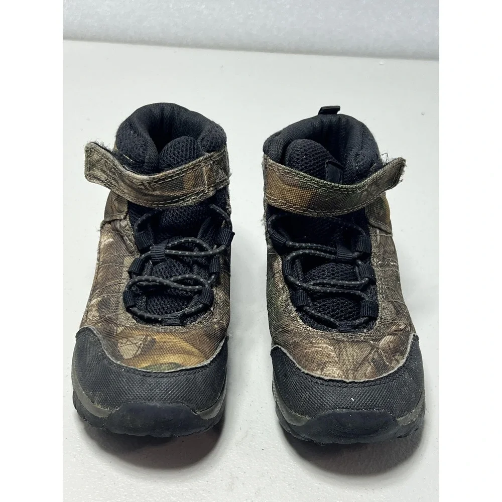 Camo‎ Snow Boots Youth Size 11 Brown Hiking Hunting Outdoor Winter Trail